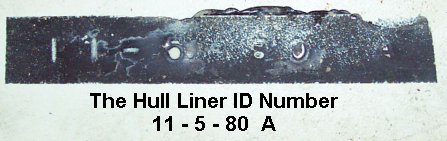 Hull Liner Identification Number